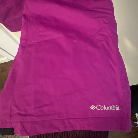 Columbia W's Ski Snowboard Snow Pant Omni Tech Insulated, Size: S, Color: purple - Picture 3 of 7